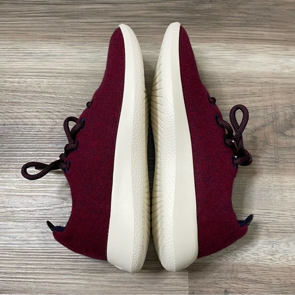 NEW Allbirds Wool Runners Shoes Sneakers Size 8 Olympus Red - Picture 4 of 7